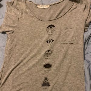 Eye graphic T-shirt